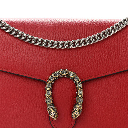 Gucci Calfskin Mini Dionysus Chain Wallet Hibiscus Red 8 of 16