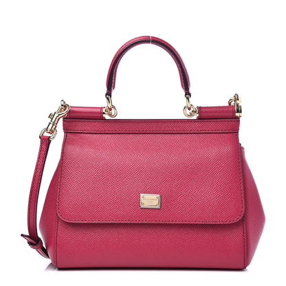 Dolce & Gabbana Dauphine Mini Miss Sicily Satchel Fuxia 1 of 9