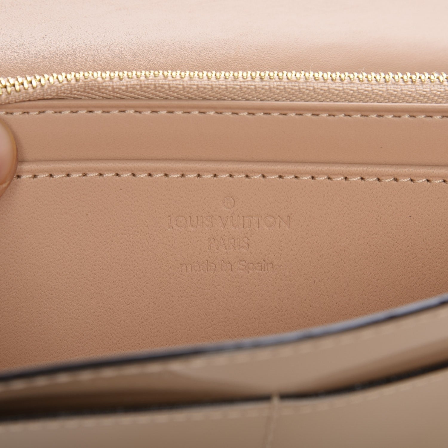 Louis Vuitton Patent Louise Wallet Nude 7 of 8