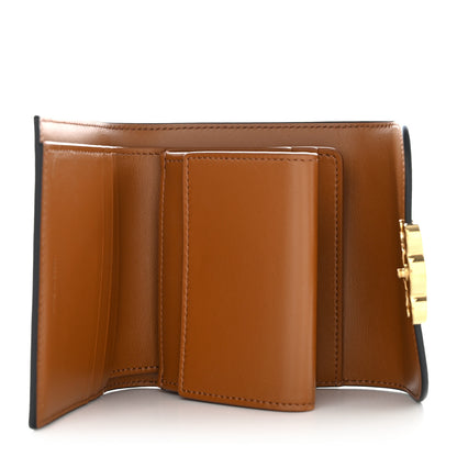 Celine Triomphe Canvas Small Triomphe Wallet Tan 5 of 9
