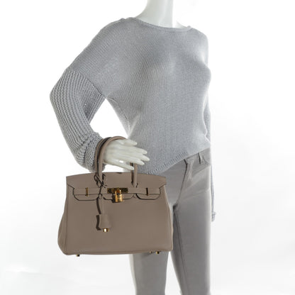 Hermes Togo Birkin 30 Gris Tourterelle 2 of 17