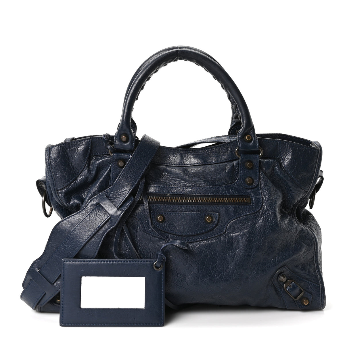 Balenciaga Agneau Classic Hardware City Bleu Obscur 3 of 11