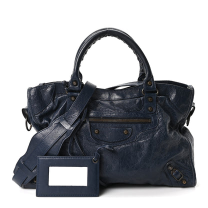 Balenciaga Agneau Classic Hardware City Bleu Obscur 3 of 11