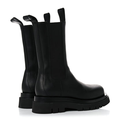 Bottega Veneta Calfskin The Lug Chelsea Boots 37.5 Black 4 of 16