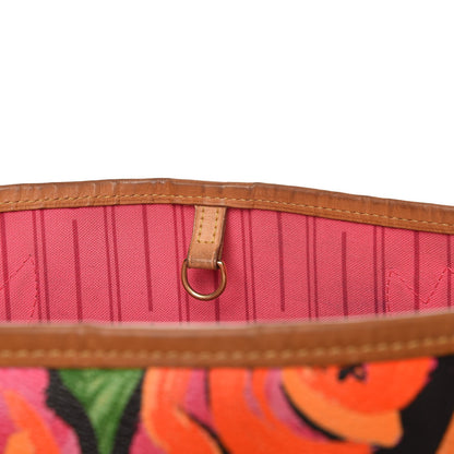 Louis Vuitton Monogram Roses Neverfull MM 11 of 16
