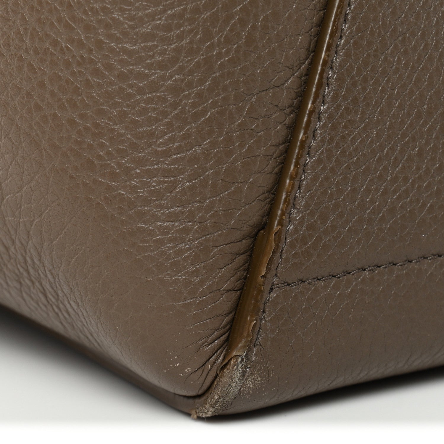 Celine Soft Grained Calfskin Sangle Bucket Bag Taupe 14 of 14