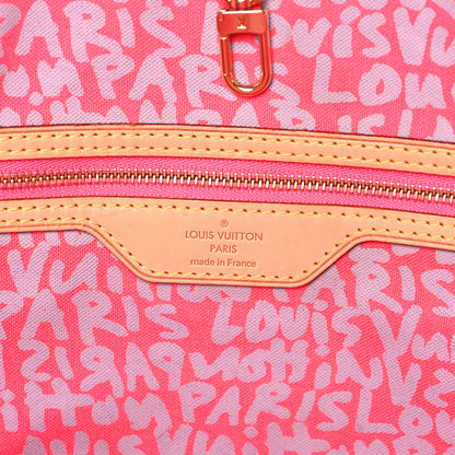 Louis Vuitton Monogram Graffiti Neverfull GM Fuchsia 6 of 10
