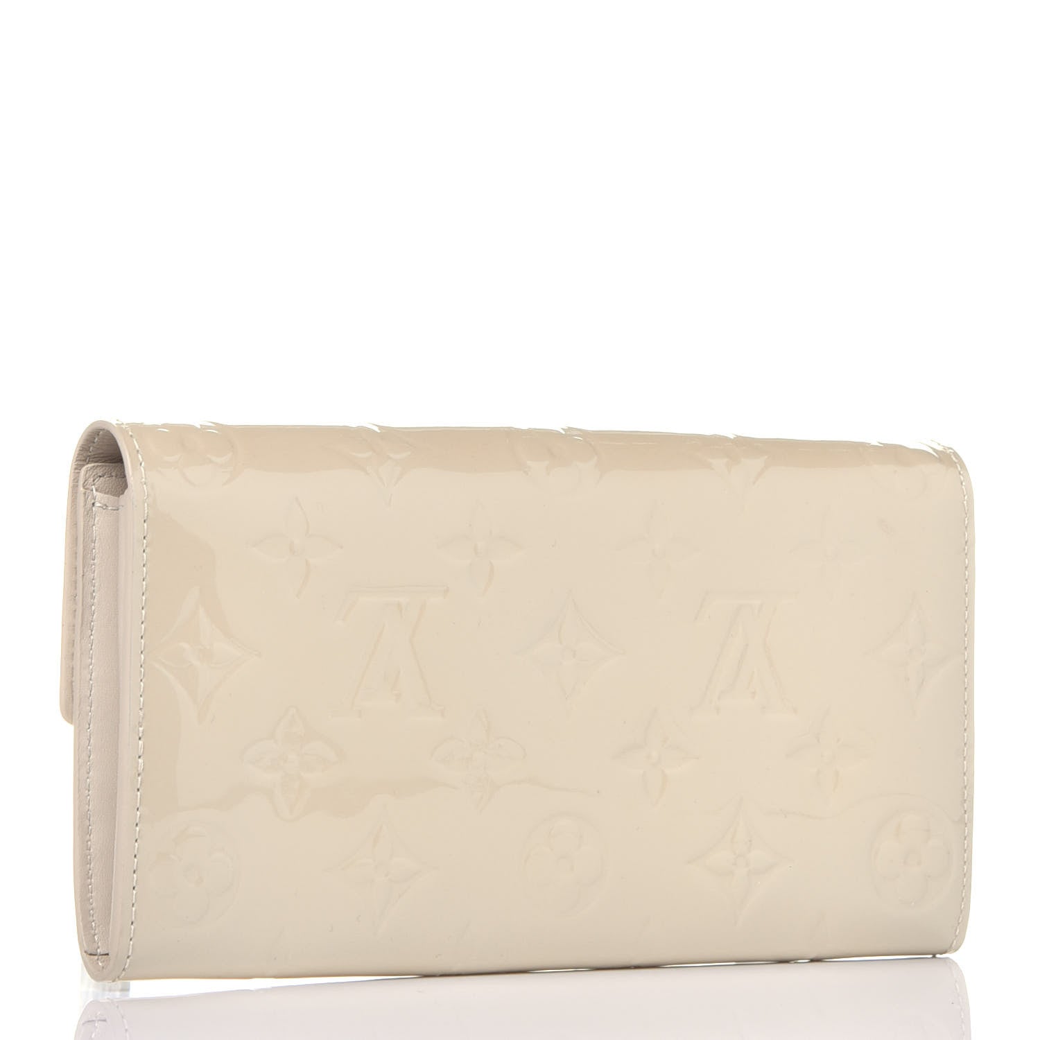 Louis Vuitton Vernis Sarah Wallet Blanc Corail 3 of 6