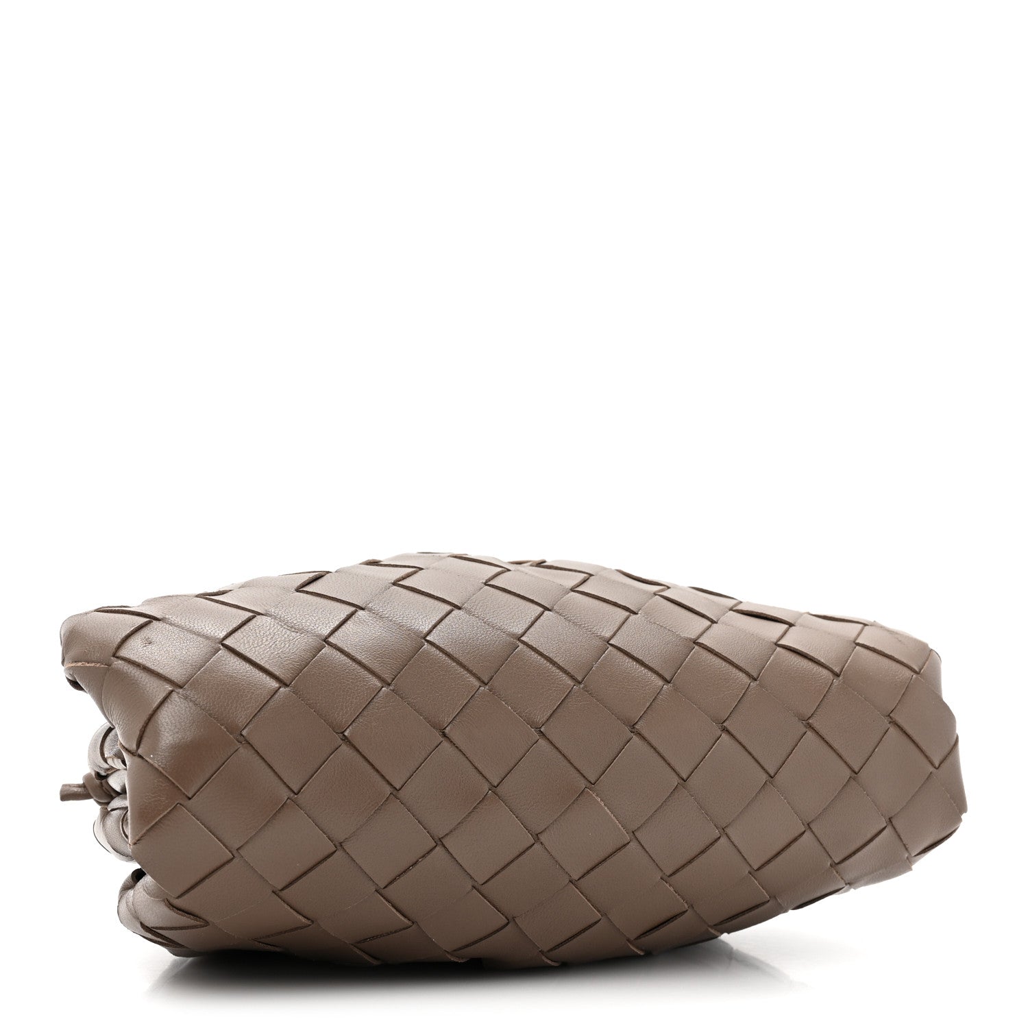 Bottega Veneta Nappa Intrecciato The Mini Pouch Taupe Grey 4 of 8