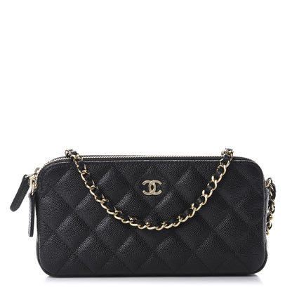 Chanel Caviar Quilted Small Clutch With Chain Black 1 of 12