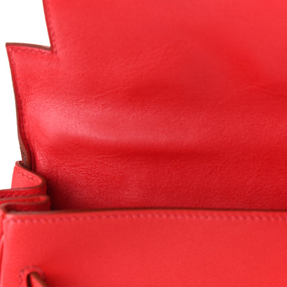 Hermes Gulliver Kelly Retourne 32 Rouge Vif 10 of 13