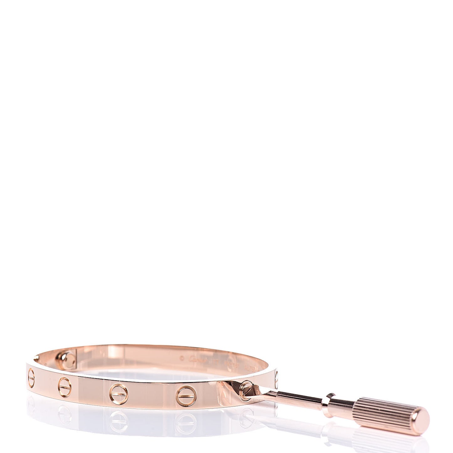 18K Pink Gold LOVE Bracelet 17