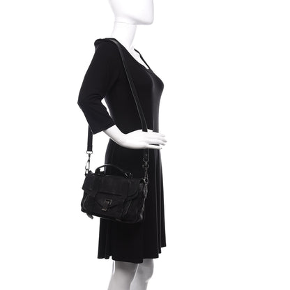 Proenza Schouler Lambskin Tiny PS1 Satchel Black 2 of 14