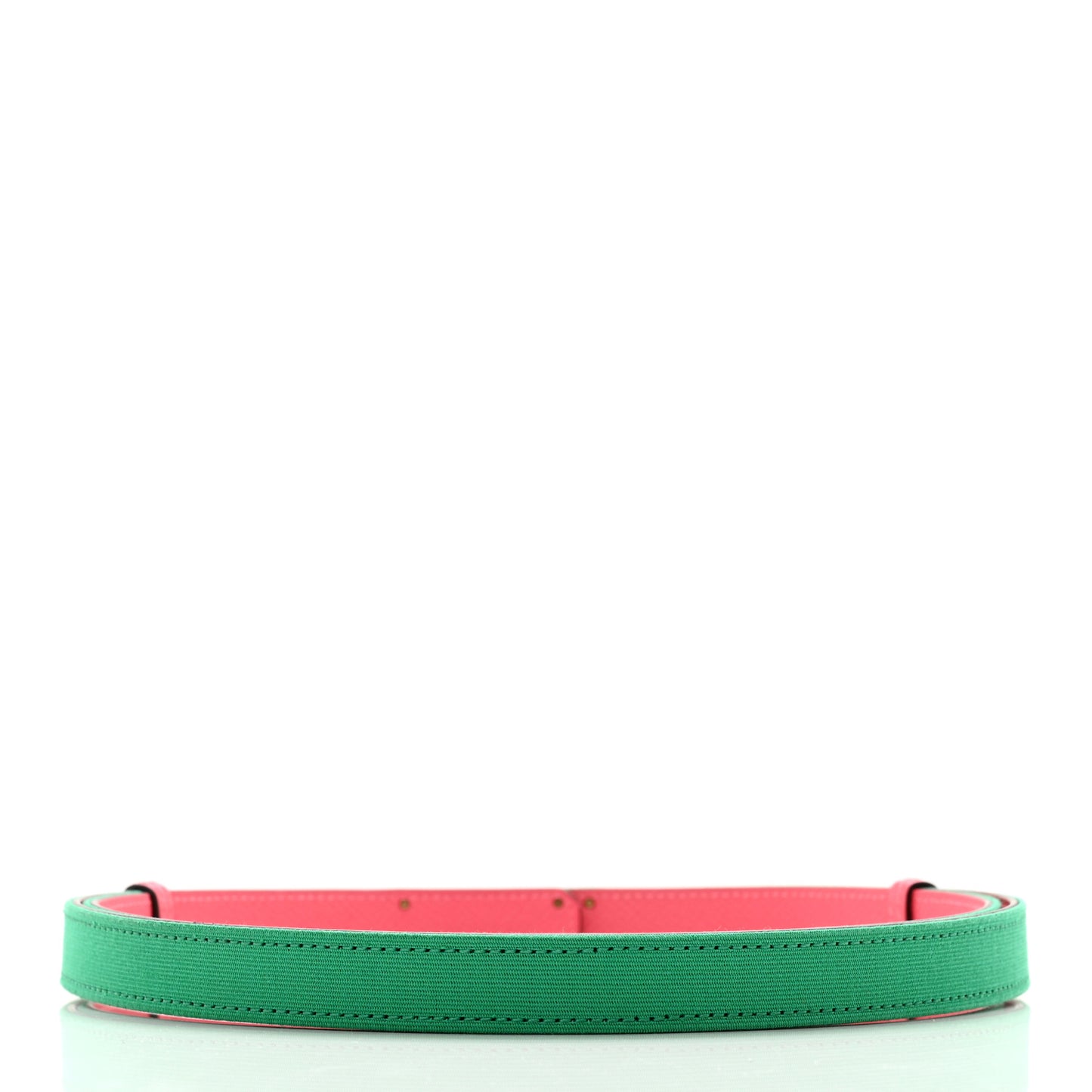 Toile Officier Epsom Kelly Belt Menthe Rose Azalee