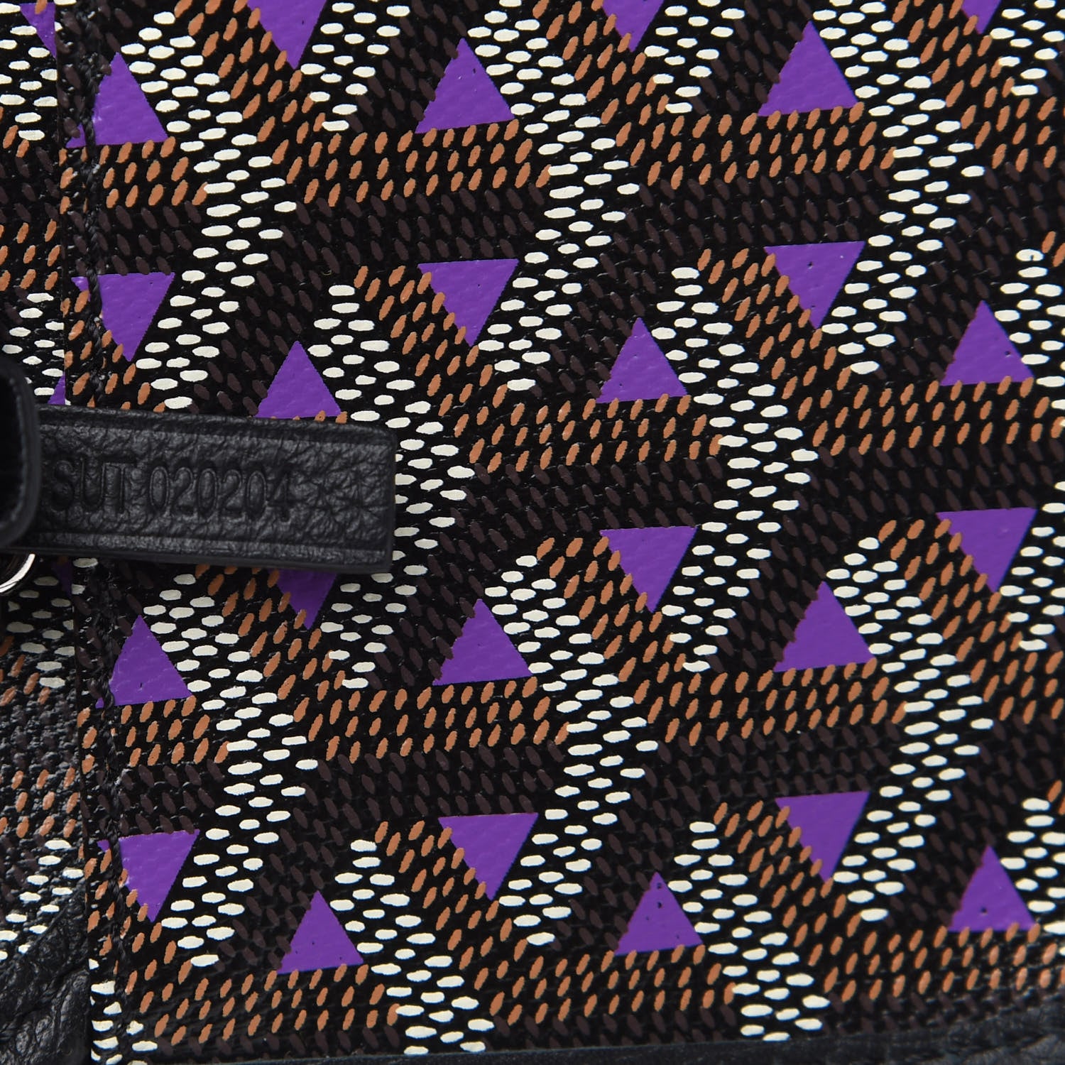Goyard Goyardine Saint Louis Claire Voie GM Black Purple 7 of 9