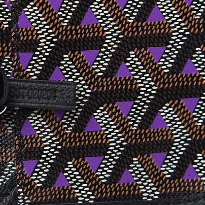 Goyard Goyardine Saint Louis Claire Voie GM Black Purple 7 of 9