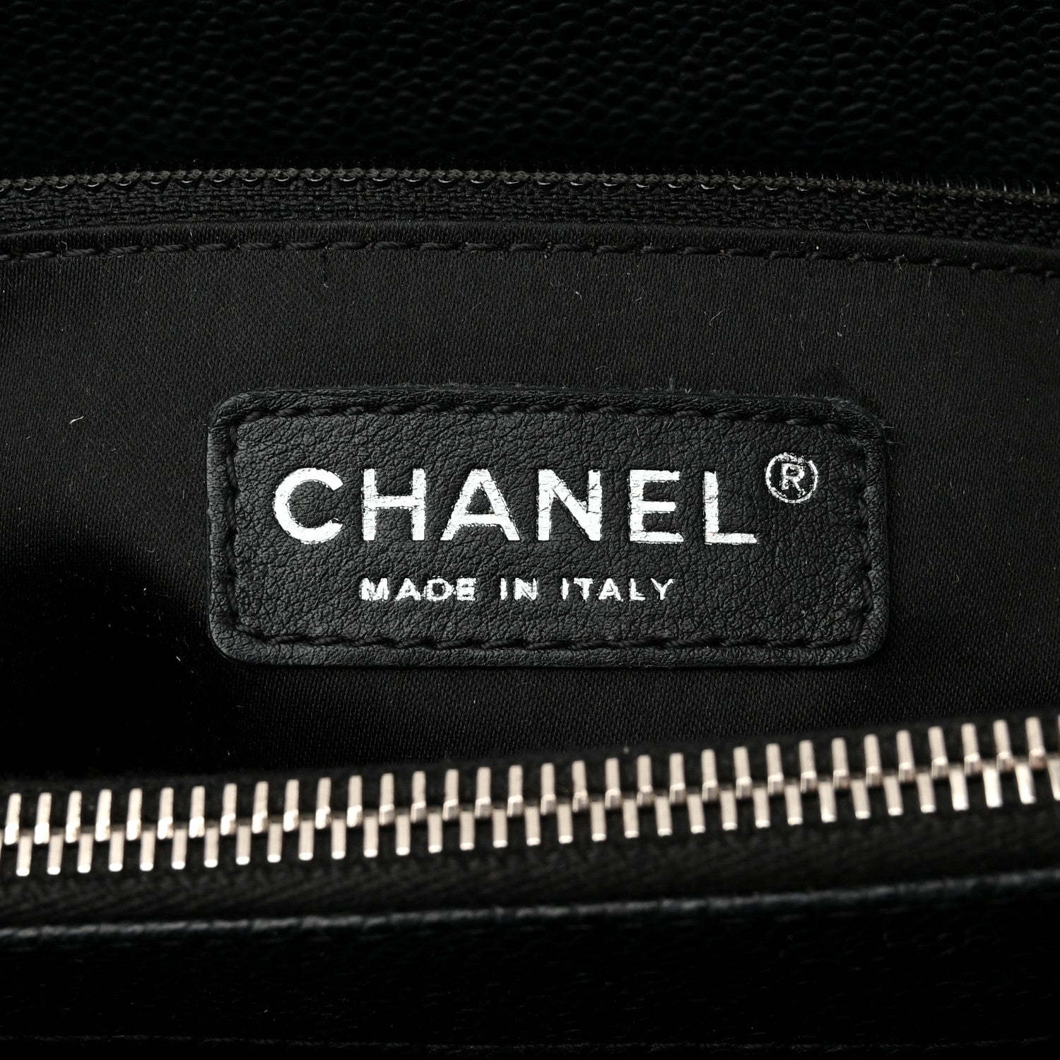 Chanel Caviar Quilted Grand Shopping Tote GST Black 6 of 10