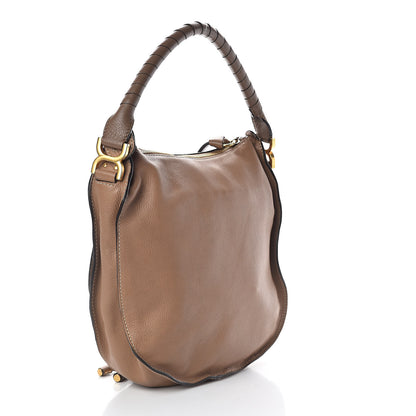 Chloe Calfskin Medium Marcie Hobo Nut 3 of 8