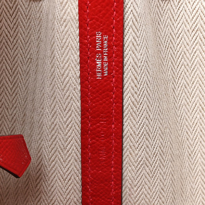 Hermes Negonda Garden Party 30 TPM Rouge Casaque 6 of 9