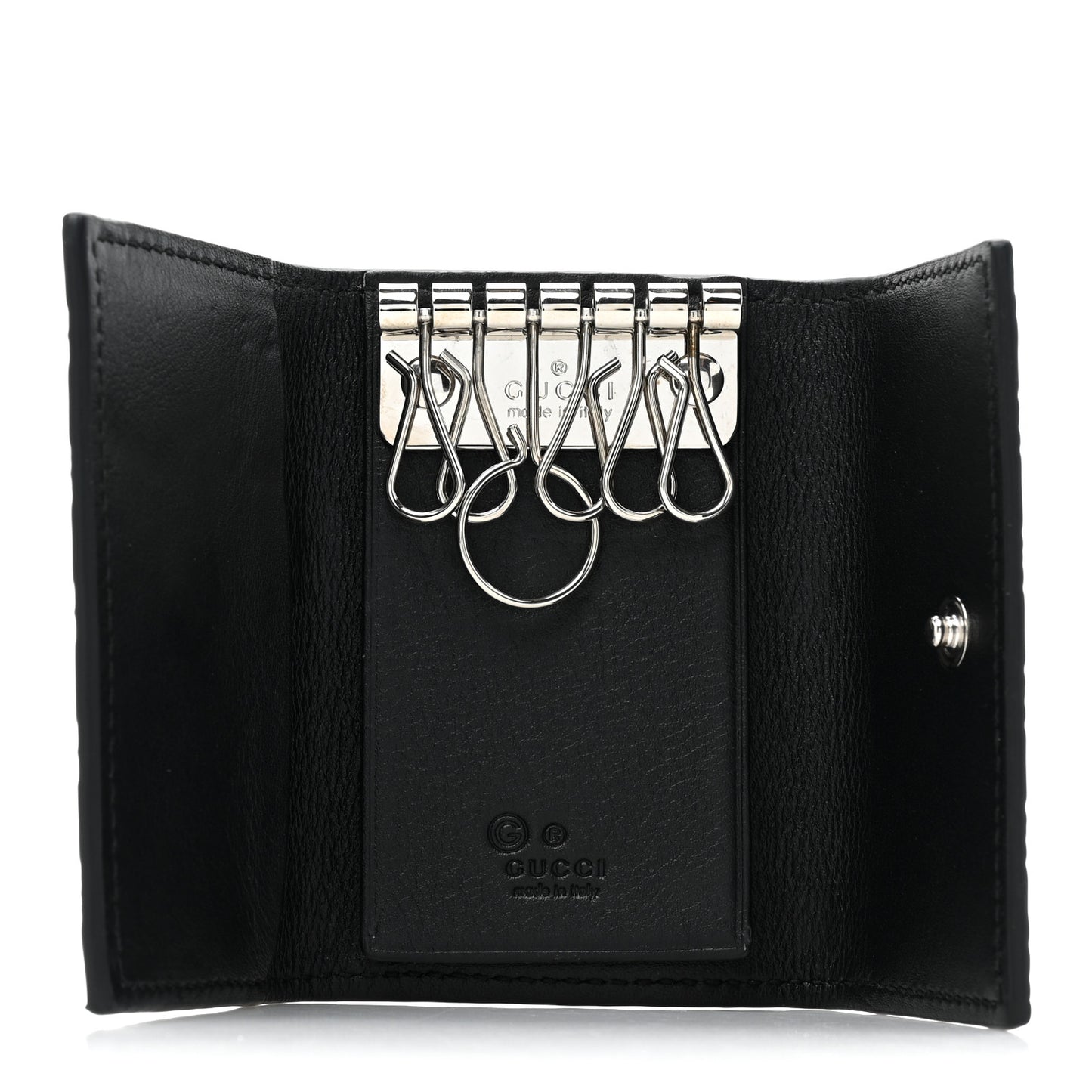 Microguccissima 6 Key Holder Case Black