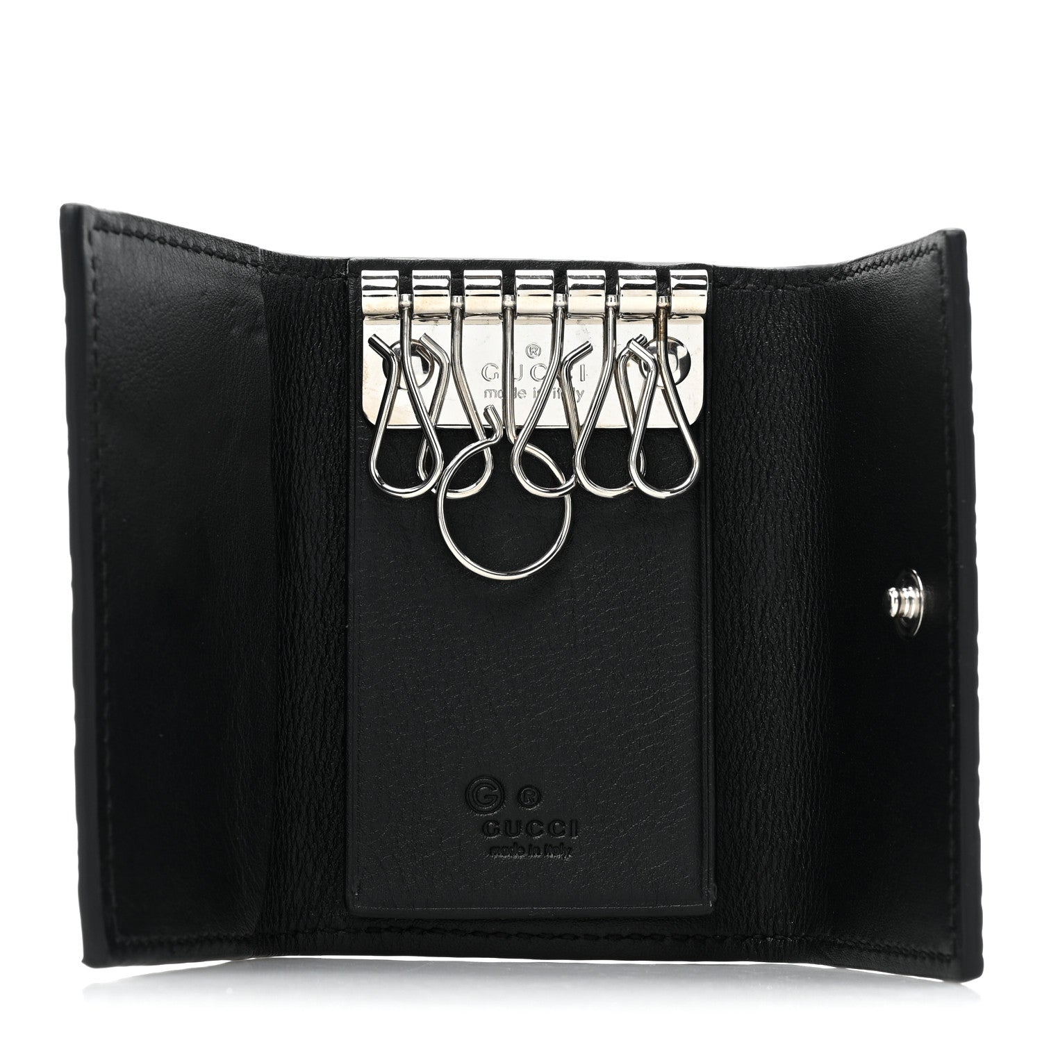 Gucci Microguccissima 6 Key Holder Case Black 5 of 10
