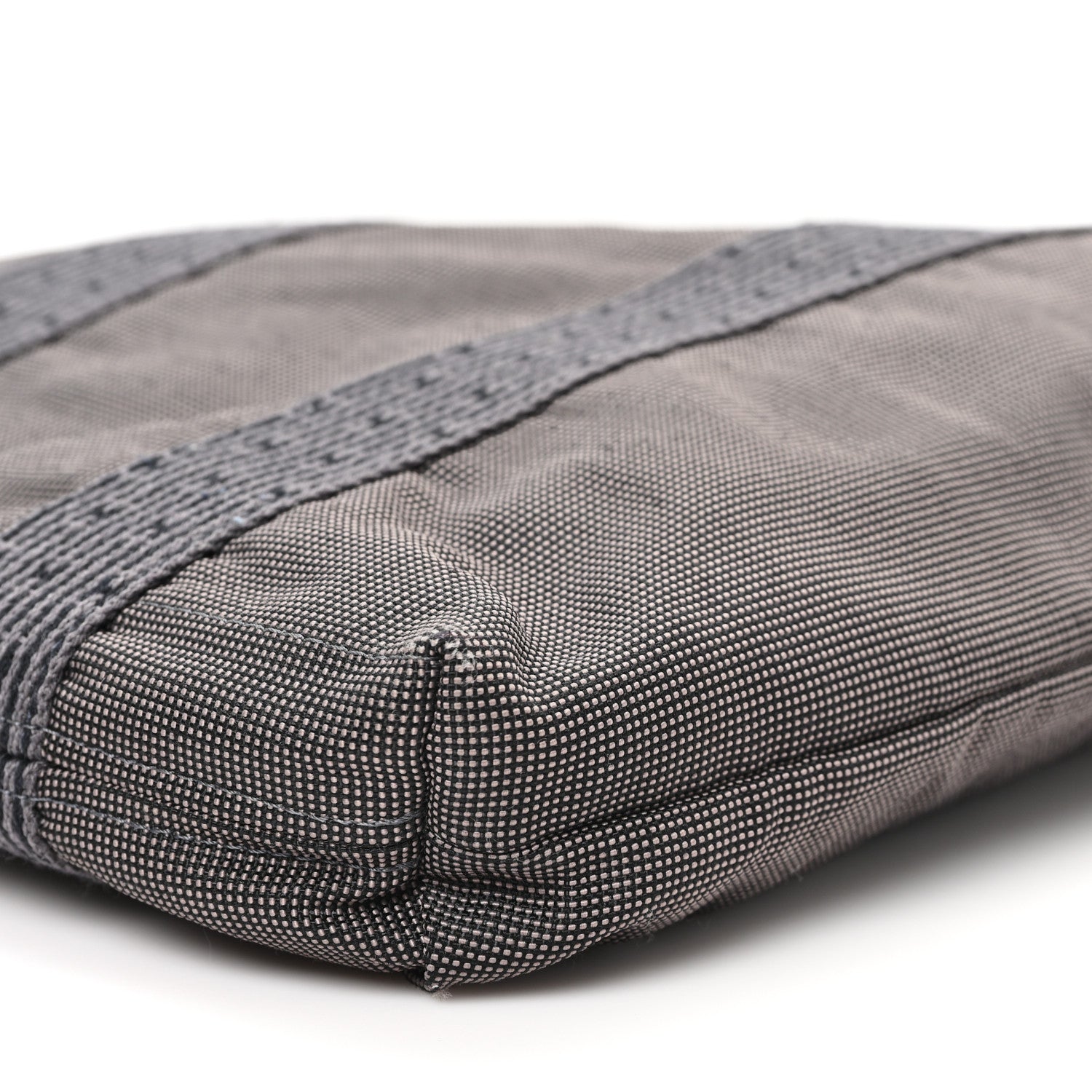 Hermes Canvas Herline Cabas Grey 9 of 10