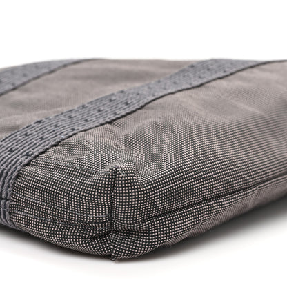 Hermes Canvas Herline Cabas Grey 9 of 10