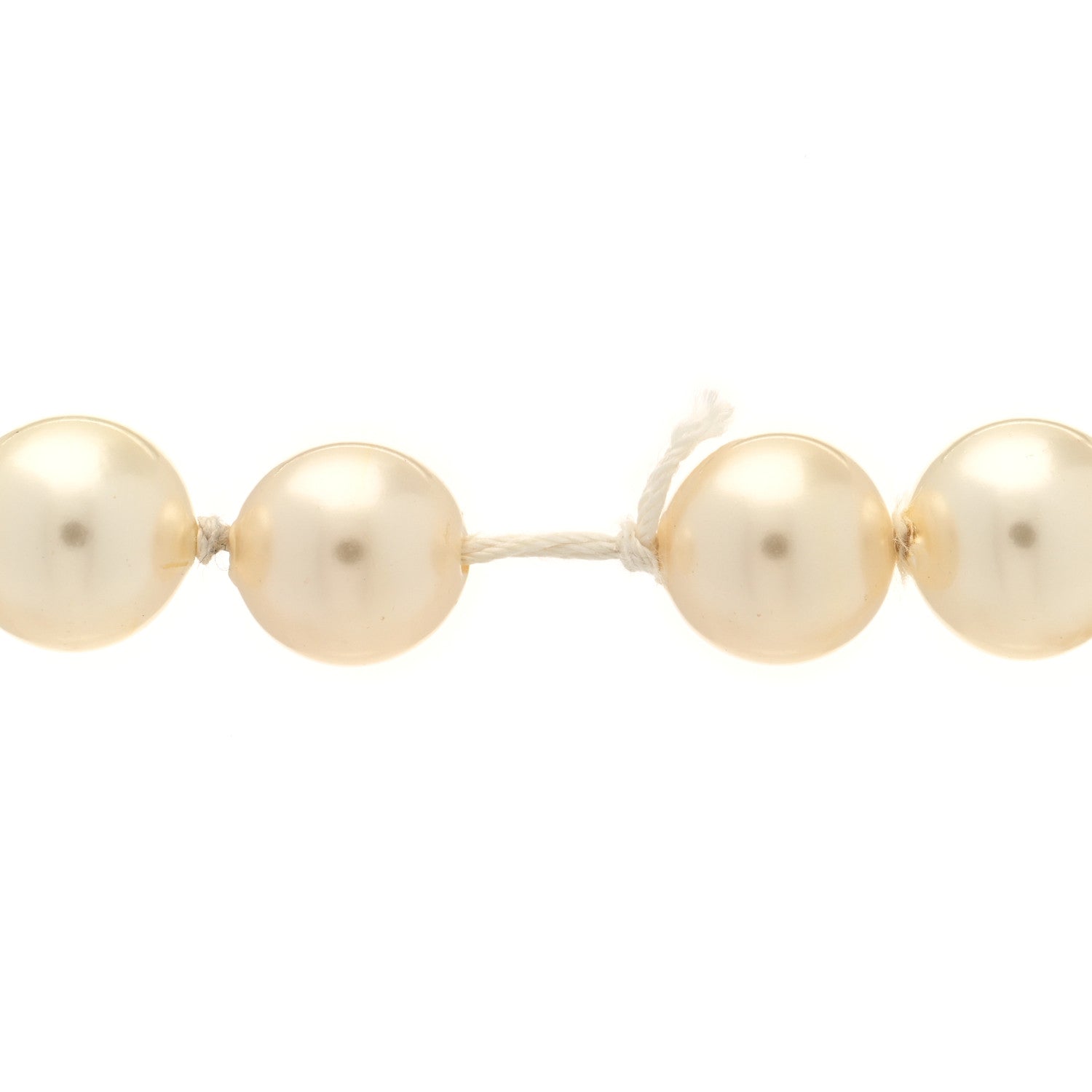 Chanel Pearl CC Cross Belt White Silver 5 of 6