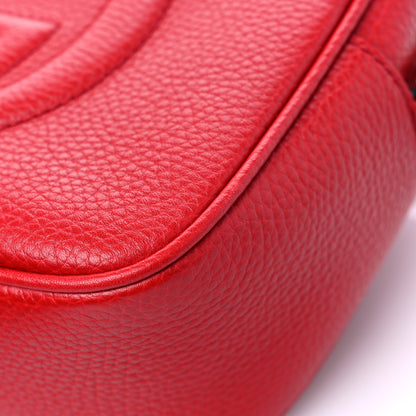 Gucci Pebbled Calfskin Small Soho Disco Bag Tabasco Red 11 of 11