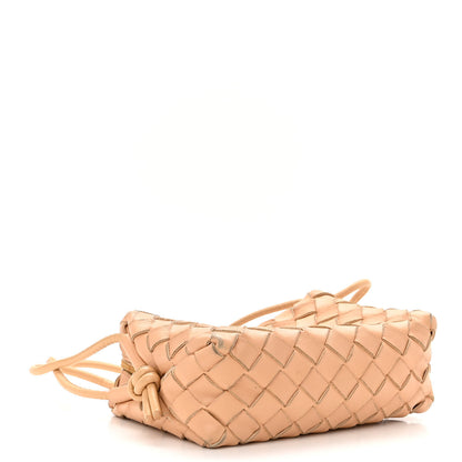Bottega Veneta Nappa Calfskin Intrecciato Mini Loop Crossbody Almond 4 of 10