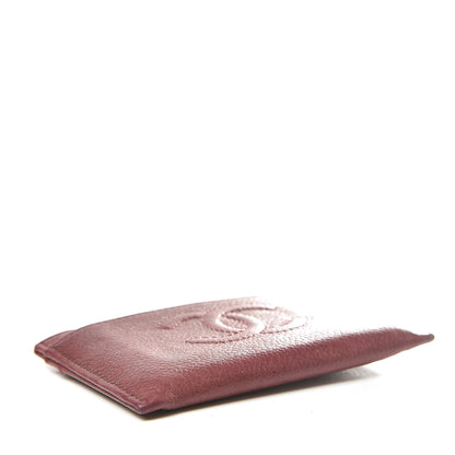 Chanel Caviar Timeless CC Card Holder Bordeaux 4 of 15