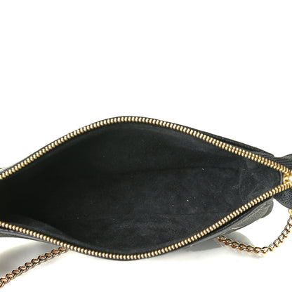 Louis Vuitton Empreinte Monogram Giant Mini Pochette Accessories Black 4 of 5