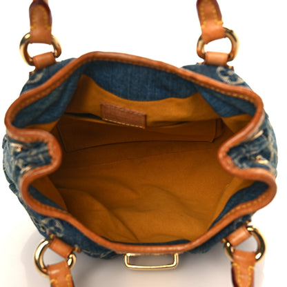 Louis Vuitton Monogram Denim Pleaty Blue 5 of 11