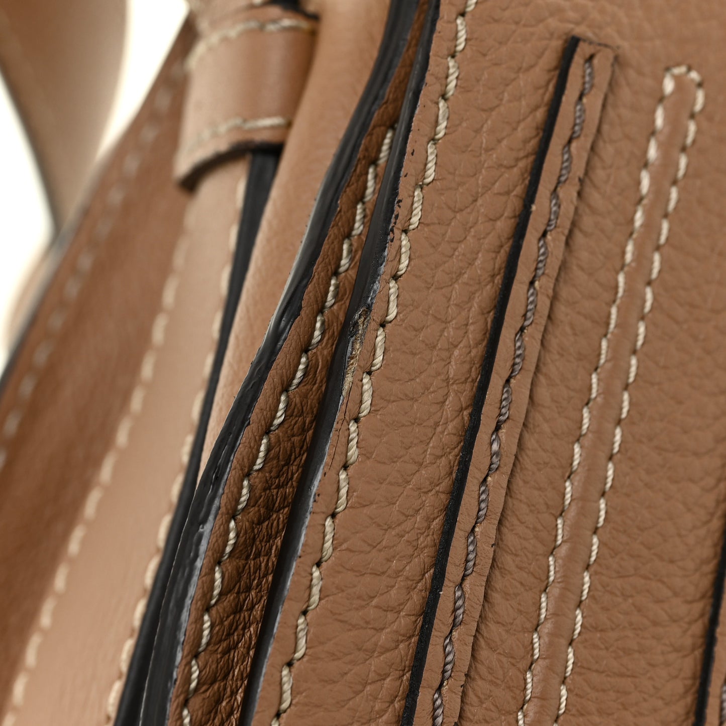 Calfskin Medium Marcie Round Crossbody Bag Nut