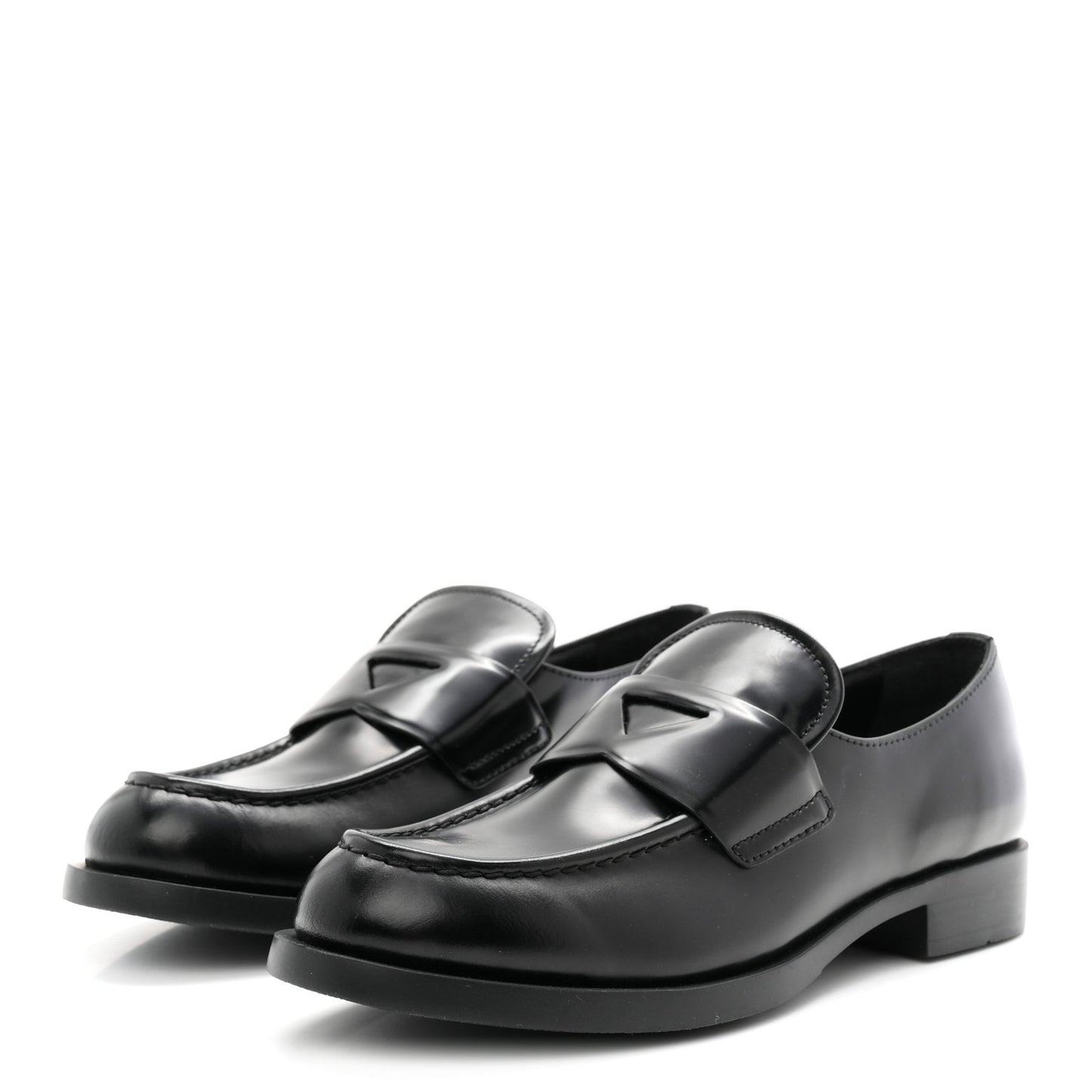 Spazzolato Loafers 38.5 Black