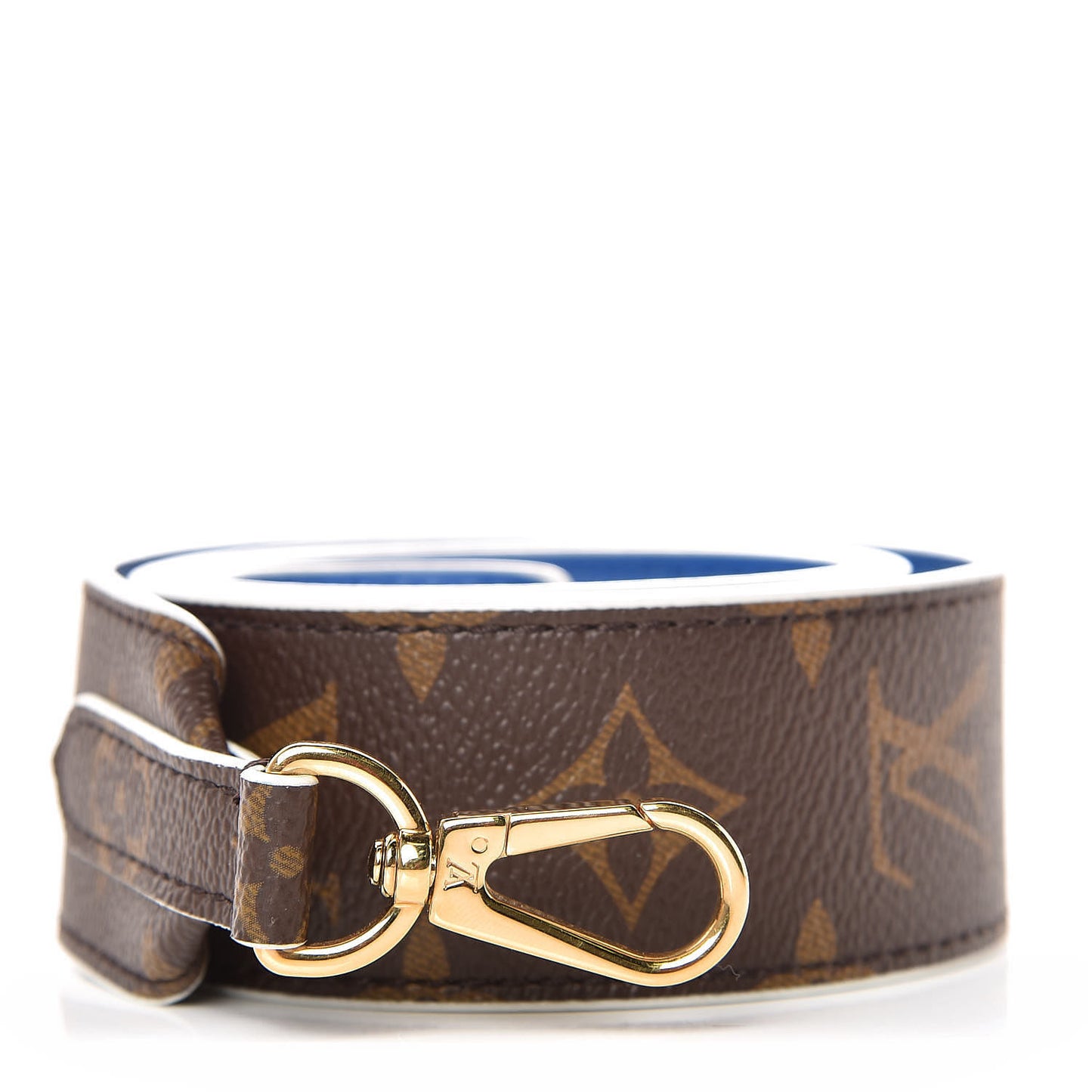 Monogram Bandouliere Shoulder Strap Blue
