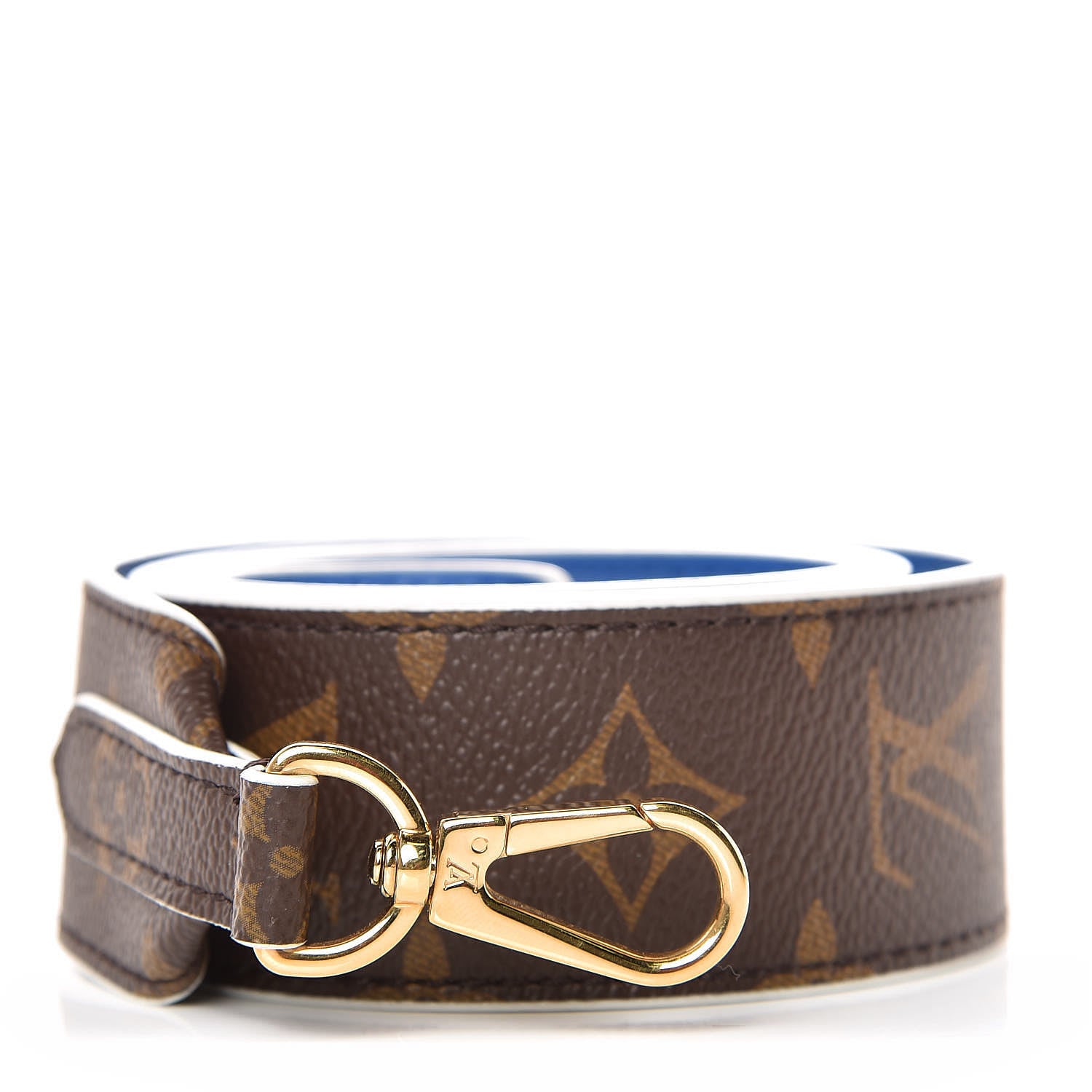 Louis Vuitton Monogram Bandouliere Shoulder Strap Blue 1 of 5