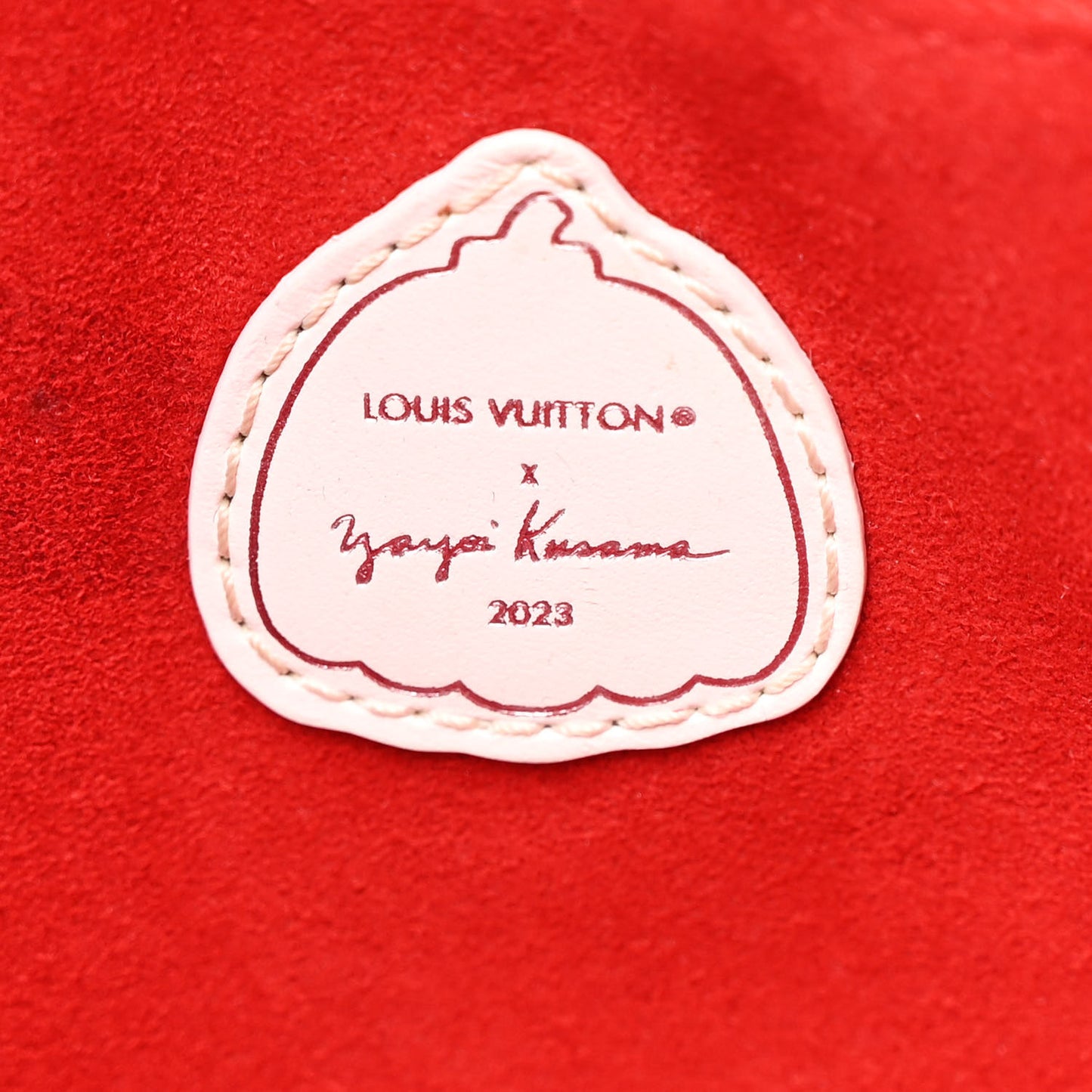 LV X YK Empreinte Infinity Dots Neverfull MM Rouge White