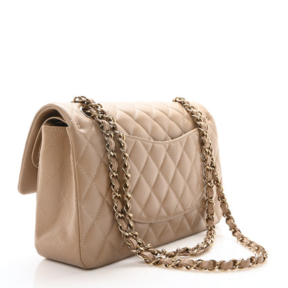 Chanel Caviar Quilted Medium Double Flap Dark Beige 3 of 11