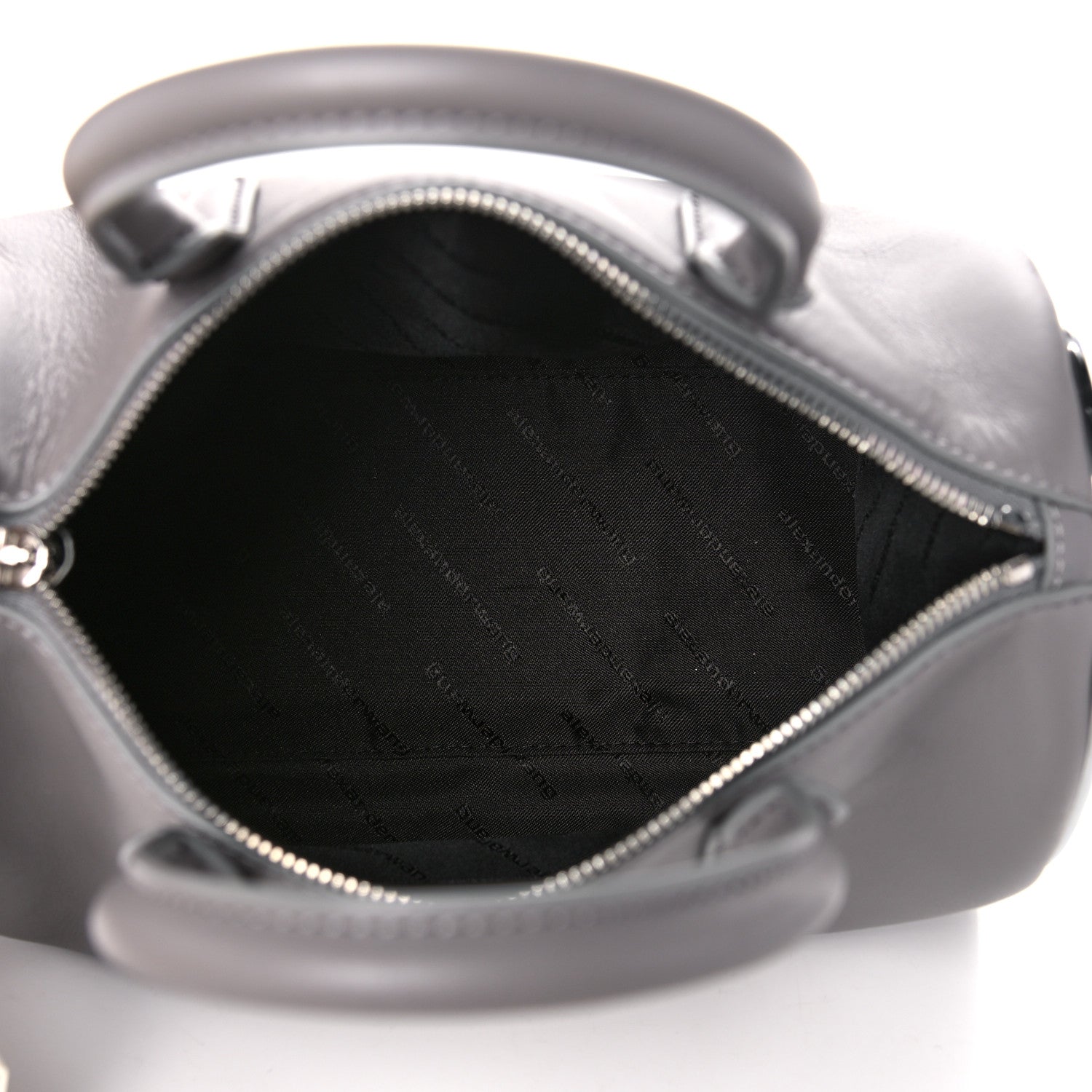 Alexander Wang Supple Calfskin Small Halo Duffle Bag Grey 5 of 8