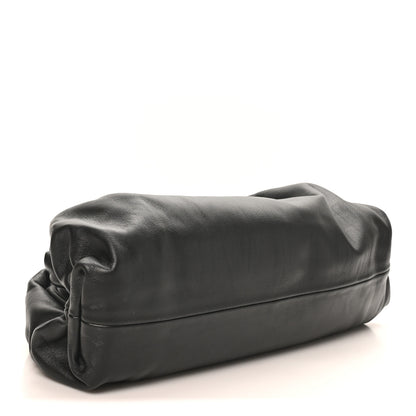 Bottega Veneta Smooth Butter Calf The Pouch Oversized Clutch Black 4 of 9