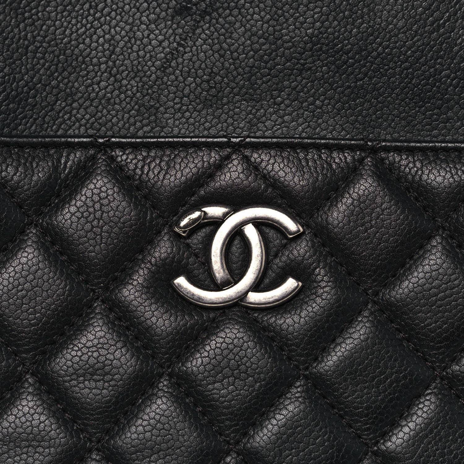 Chanel Caviar Quilted Urban Companion Shopping Tote Black 8 of 16