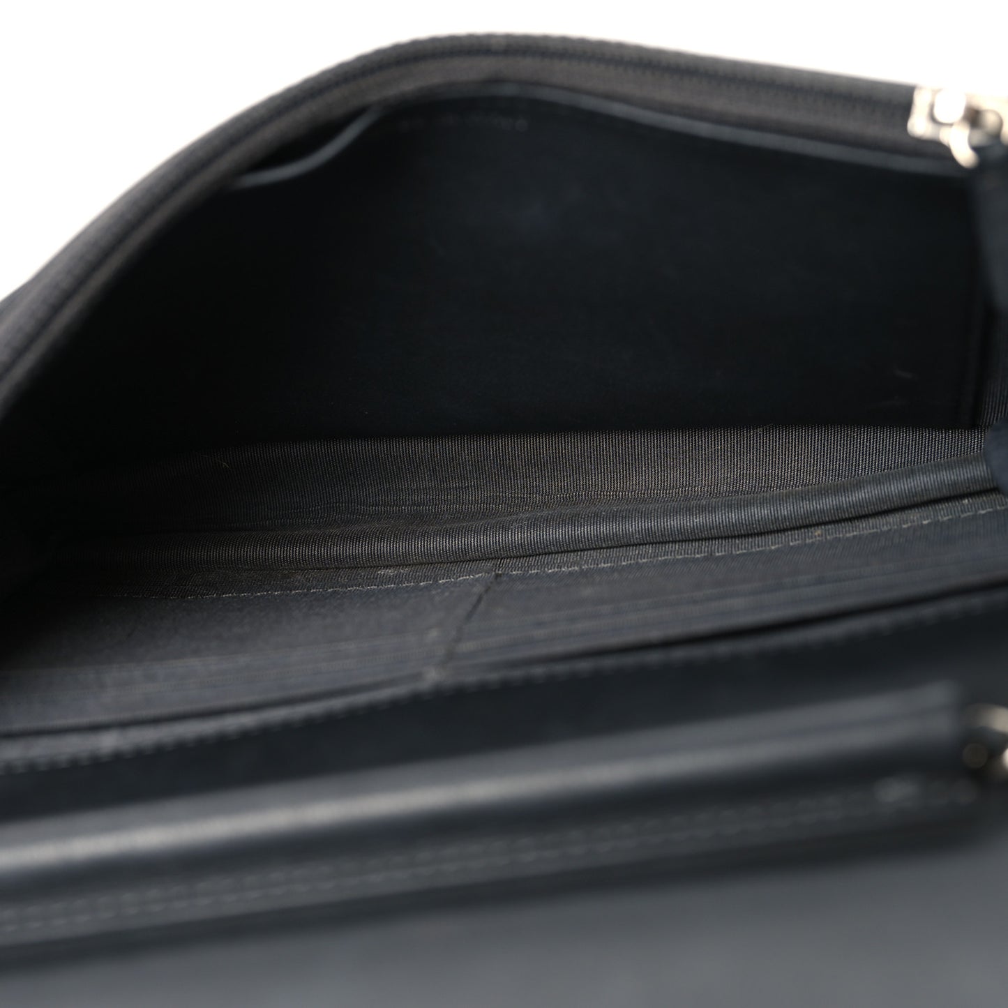 Lambskin Camellia Studded Wallet on Chain WOC Grey