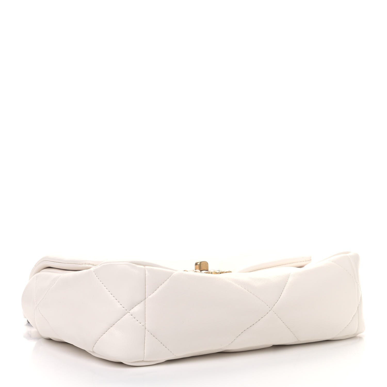 Chanel Lambskin Quilted Medium Chanel 19 Flap White 3 of 5