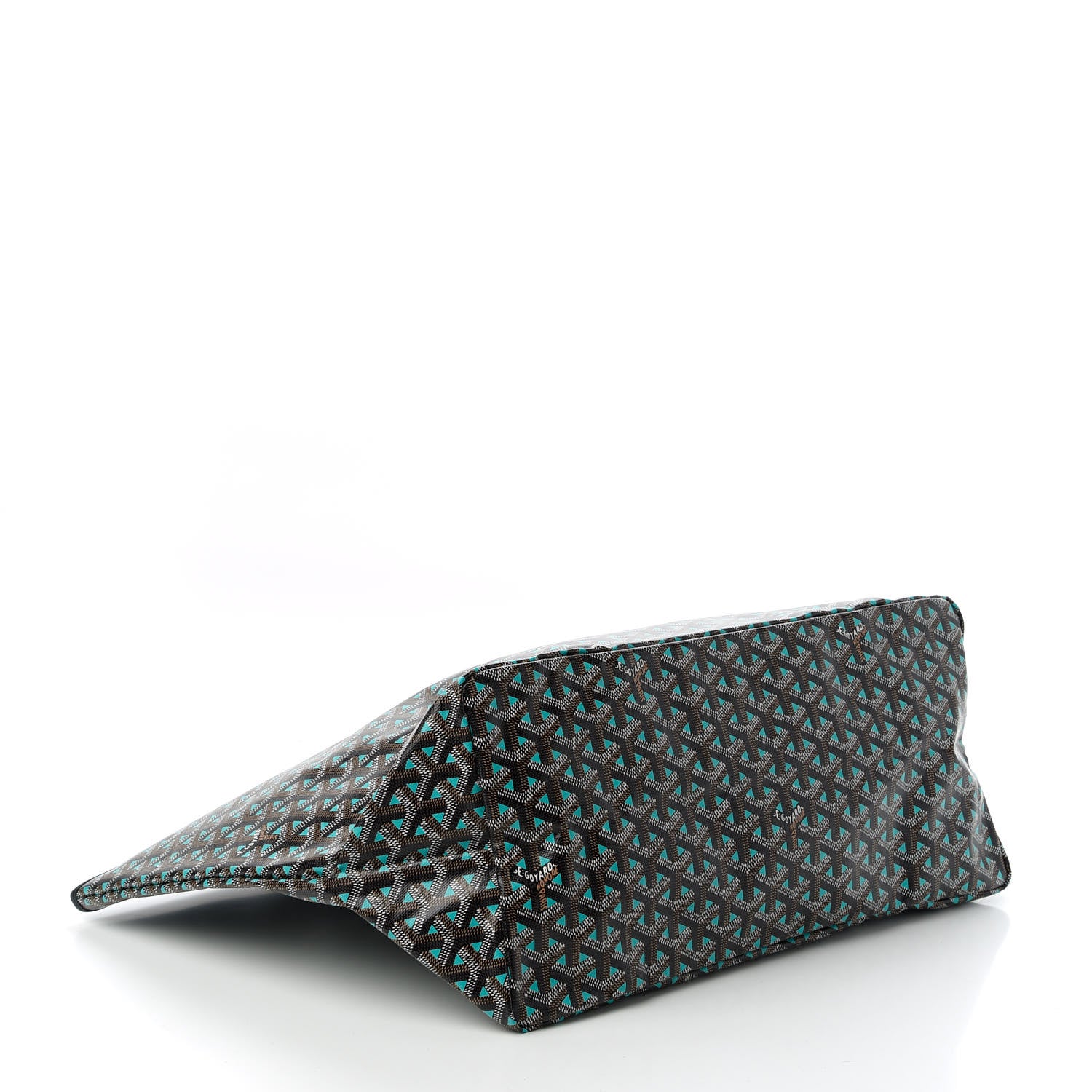 Goyard Goyardine Saint Louis Claire Voie GM Black Blue 4 of 8
