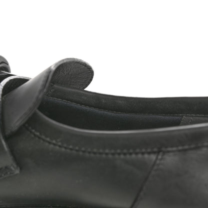 Louis Vuitton Calfskin Oversized Chain Academy Loafers 35 Black 10 of 12