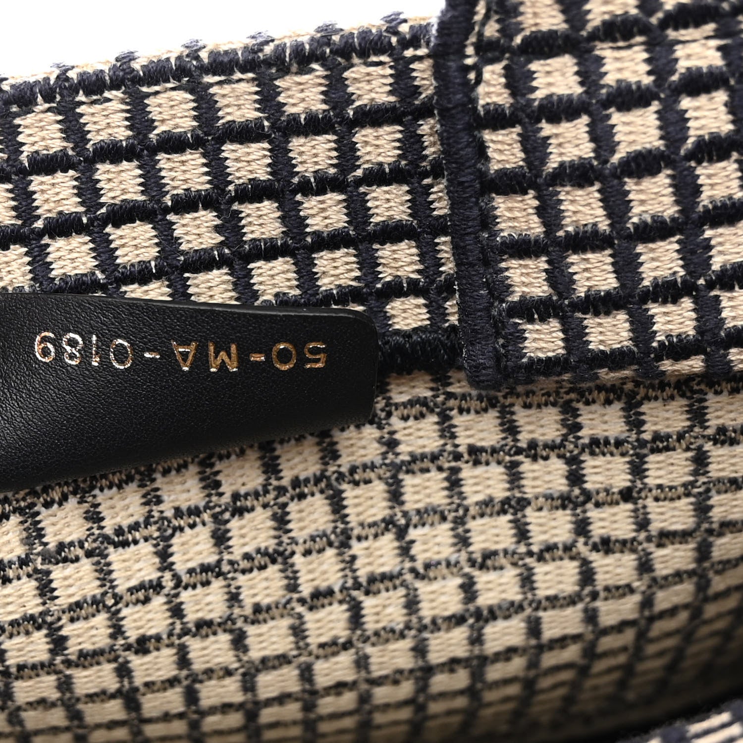 Christian Dior Embroidered La Mort Tarot Vertical Book Tote Blue Christian Dior Embroidered La Mort Tarot Vertical Book Tote Blue