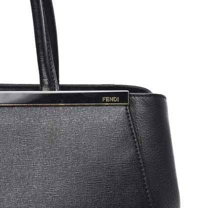 Fendi Vitello Elite Regular 2Jours Tote Black 11 of 14