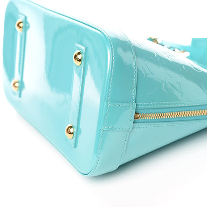 Louis Vuitton Vernis Alma PM Blue Lagon 8 of 8