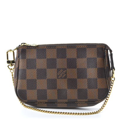 Louis Vuitton Damier Ebene Mini Pochette Accessories 1 of 11